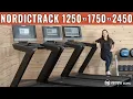 NordicTrack Commercial 1250 vs 1750 vs 2450 Treadmill Comparison