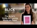 Professional Framing Tips for Works on Paper Glazing Matting Mounting Explained