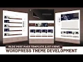 Blog Post Page Template List-View Part-13 - WordPress Theme Development