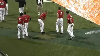 Clemson Baseball vs Davidson Rain Delay Antics