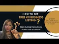 How To Get Free 411 Directory Business Listing - Build Business Credit ListYourself net