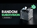 Random Subdivision in Blender Geometry Nodes