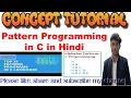 Pattern programming in C Pattern programs in C language Pattern programming by Alok Sir part-1