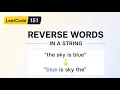 LeetCode 151 Reverse Words in a String Golang