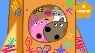 Peppa Pig Builds with Cardboard Boxes! 🚀🌟 | Full Episodes | Cartoons for Kids | 2 Hours