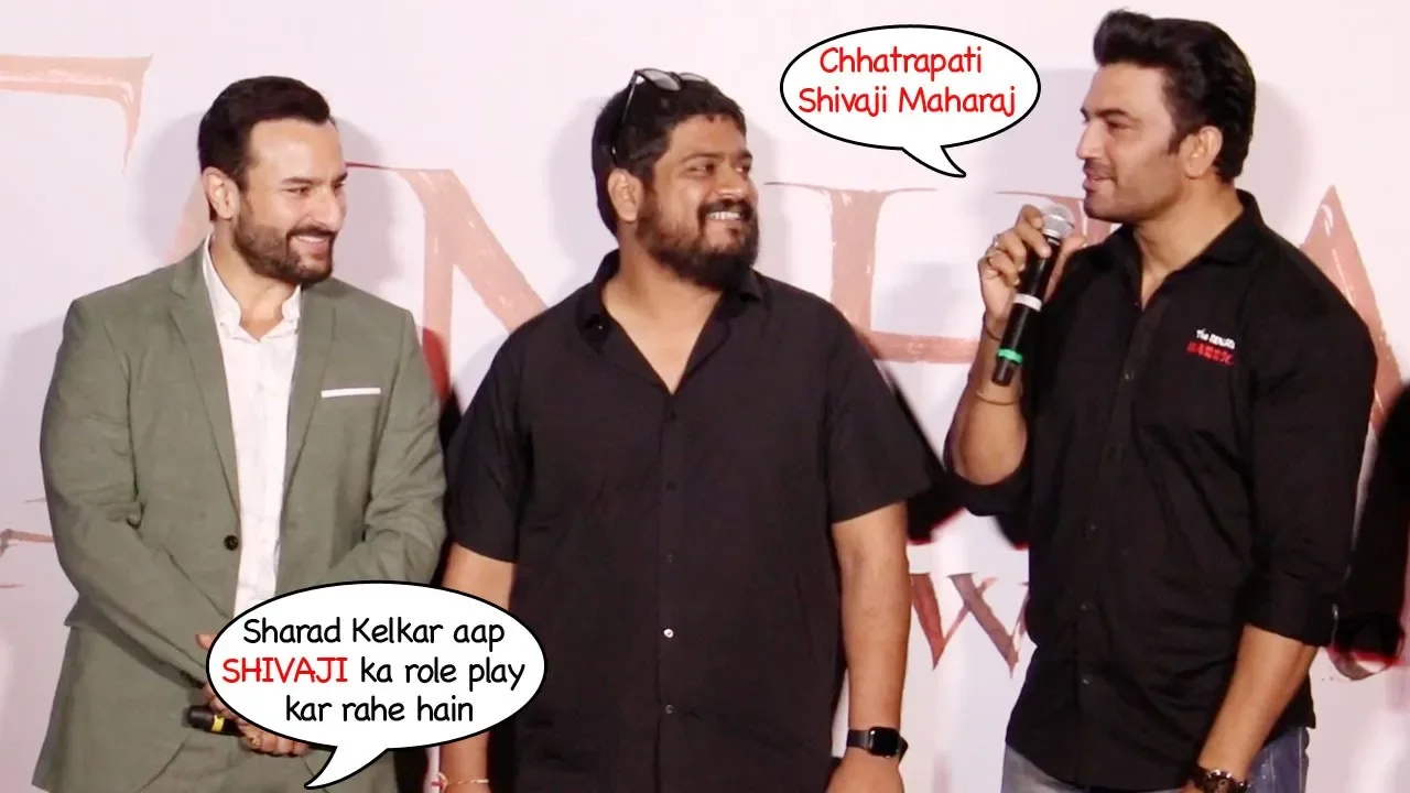 ‘Not Shivaji, it's Chhatrapati Shivaji Maharaj’ Sharad Kelkar Wins Hearts At Tanhaji Trailer Launch