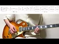 【TAB譜】Mrs. GREEN APPLE -  夏の影【リードギター】(「キリン 午後の紅茶」CMソング)弾いてみた