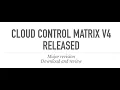 Cloud Control Matrix v4 released - Major Revision
