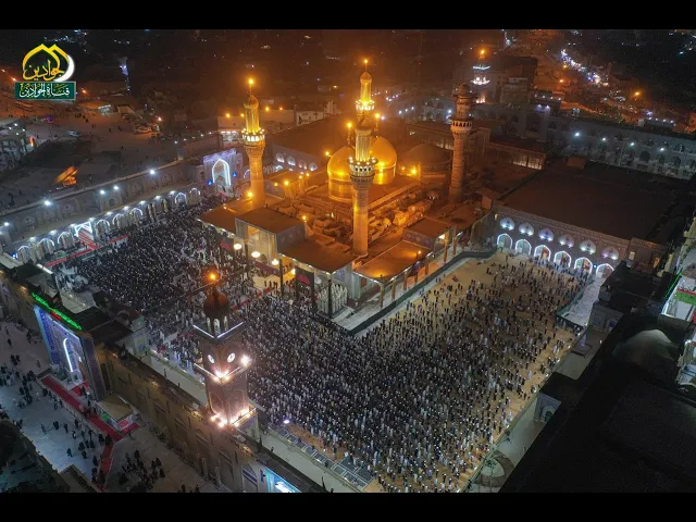 ⁣الآلاف يحيون ليلة القدر الاولى في حرم الإمامين  الكاظمين الجوادين عليهما السلام