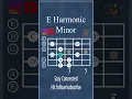 Download Lagu E harmonic minor scale | Dark, Dramatic, Exotic sound | Guitar scales #Eminor #guitarscales  #music