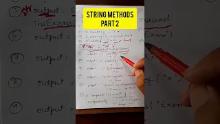 String methods in java part 2