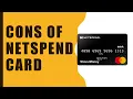 What are the cons of a Netspend card