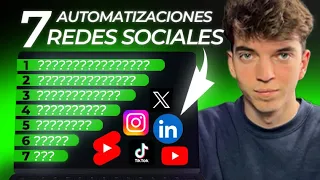 Top 7 Automatizaciones IA para Crear Contenido en Redes Sociales