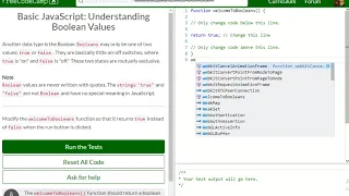 Basic JavaScript Understanding Boolean Values free code camp Dani
