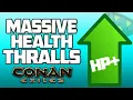 The Highest Health Thralls in Conan Exiles 2024