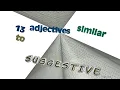 suggestive - 15 adjectives which are synonyms of suggestive sentence examples