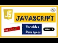 JavaScript Variable and Data Types - 2