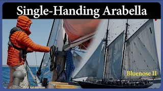 Single-Handing the 38’ Wooden Sailboat He Built Himself