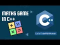 Maths Game In C Using if else Condition Using Functions