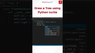 Draw a Tree using Python Turtle Practically Python for Beginners