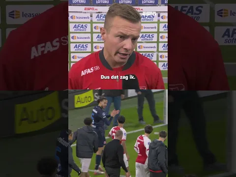 Jordy Clasie niet te spreken over actie Ramiz Zerrouki 😳