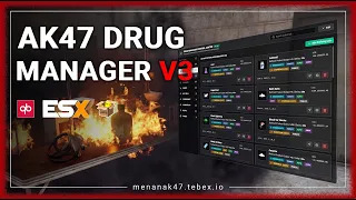 DRUG MANAGER V3 FIVEM QBX