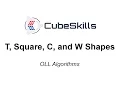 OLL Fingertricks - T Square C and W Shape Cases