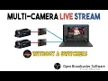 Multi-Camera Live Stream on a Computer with OBS