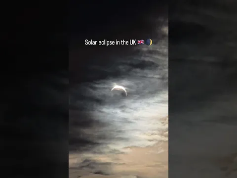 When the moon takes over. 🌘 UK went quiet for this one #SolarEclipse2026