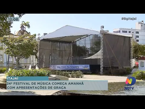 24ª Festival de Música de Itajaí começa amanhã com apresentação de graça
