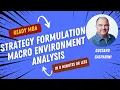 Strategy Management - Macro Environment Analysis