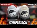 WOW THESE ARE SCARY CLOSE JORDAN 3 REIMAGINED 88 WHITE CEMENT VS JORDAN 3 FREE THROW LINE