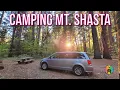 Camping Mt Shasta California in My Minivan