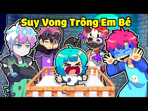Video Thumbnail: Em Bé Yummie ĐƯỢC CHĂM SÓC BỞI Phe Hiha Suy Vong Trong Minecraft 😱🤣