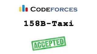 Codeforces 158B - Taxi solution Bangla Cpp language