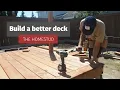 Building a deck with pressure treated lumber
