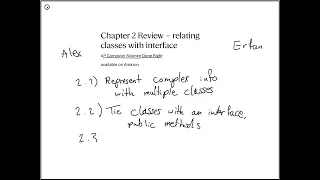 How to program in Java Chapter 2 review - relating classes with interfaces