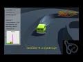 Evolution of Neural Networks using Genetic Algorithm for a 3D car made in Unity