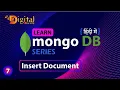 7 - How to Create Insert Documents into Collection in MongoDB MongoDB Tutorial in Hindi