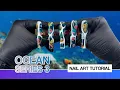 Aquatic Life Foil Seafoam Ocean Nail Art Series Ep 3