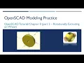 OpenSCAD 029 - Tutorial Chapter8 Part2