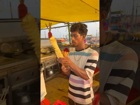 Amazing Tornado Potato Spring Making of Channai #shorts