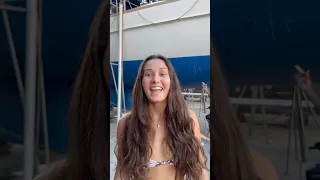 Drilling holes in our sail boat