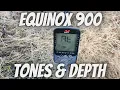Minelab Equinox 900 - Exploring The New Tones