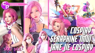 Seraphine Cosplay - Jane Jie Seraphine Cosplay Imut Banget. Pinknya Luar Dalam😍😍❤️