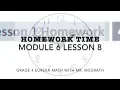 Eureka Math Homework Time Grade 4 Module 6 Lesson 8