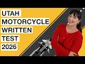 Utah Motorcycle Written Test 2026 50 Questions with Explained Answers