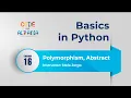 Code for Albania basics in Python Polymorphism Abstract