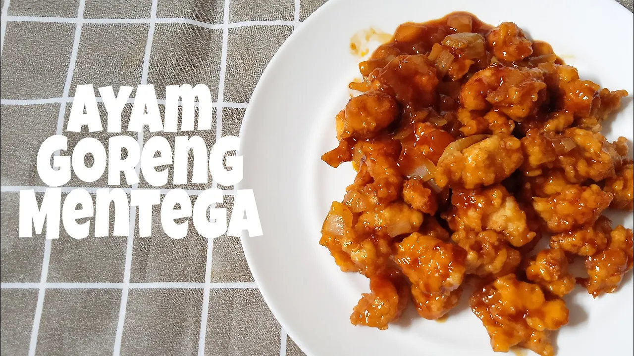 RESEP AYAM GORENG MENTEGA ENAK ALA RESTORAN ❤️ (DELICIOUS BUTTER FRIED AYAM RECIPE). 