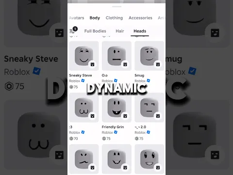WHY IS ROBLOX FORCING DYNAMIC HEADS ON US? (THE TRUE REASON) 😱 ROBLOX #Shorts